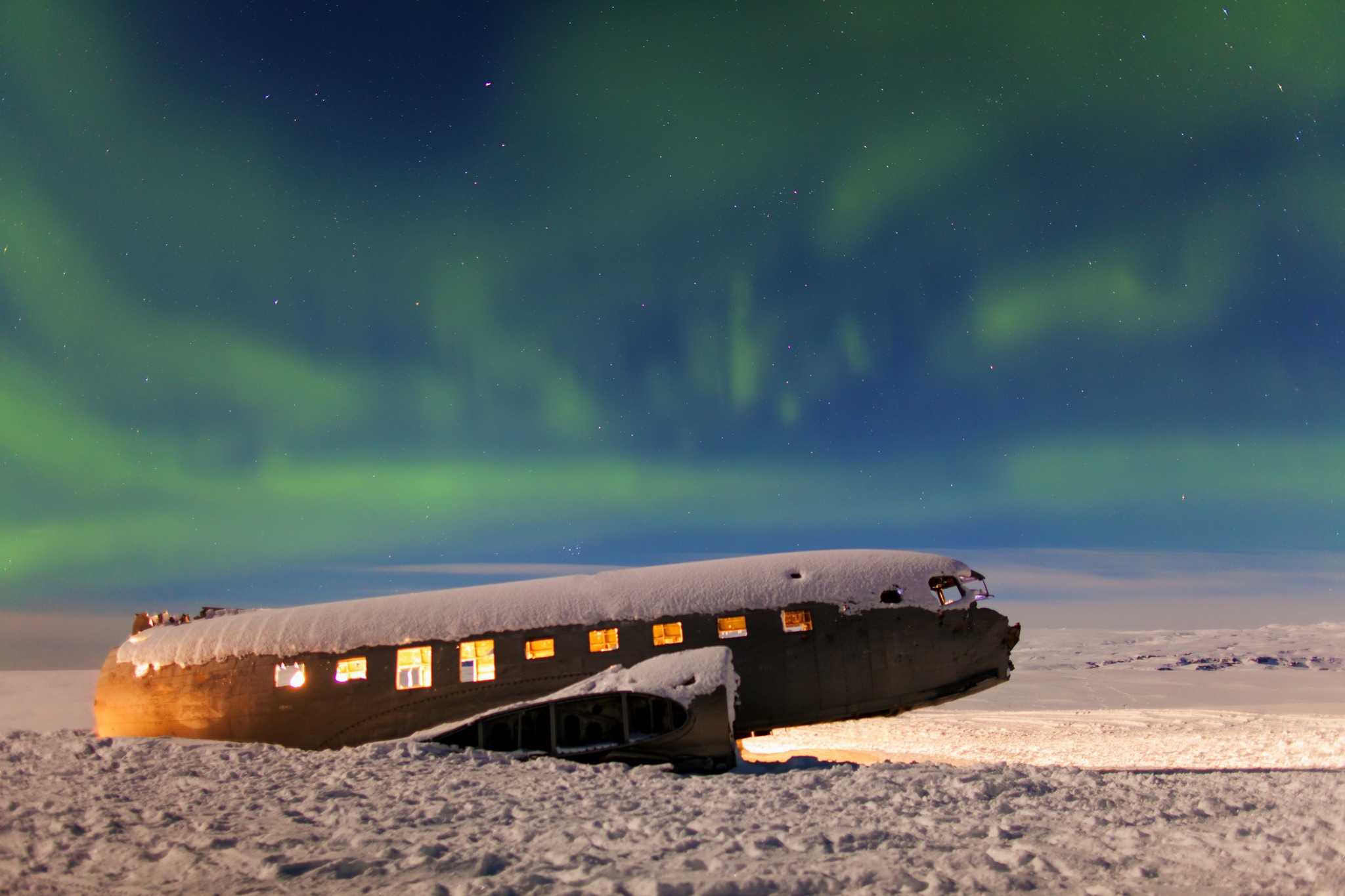 Abandoned WW2 DC Plane on Sólheimasandur Black Beach -Posted By: IcelandCalling
