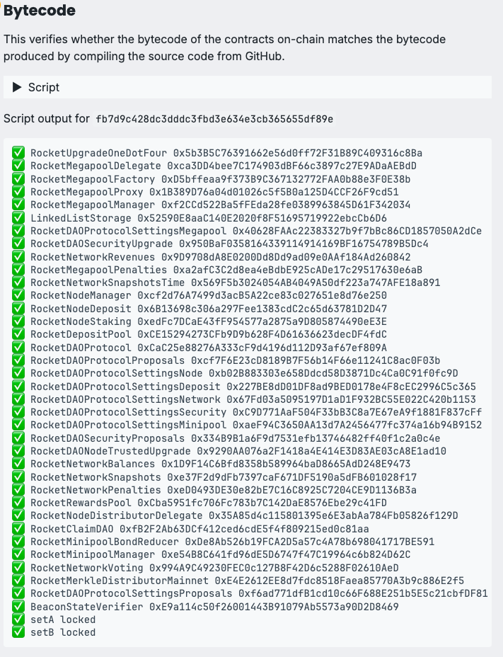 Saturn 1 Contract Varification